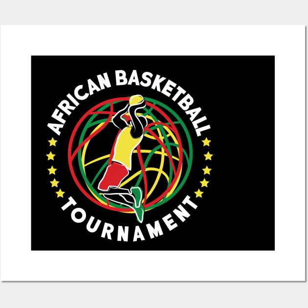 African Basketball Tournament Wall Art by jazzworldquest